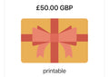 Chance to win £50 gift card